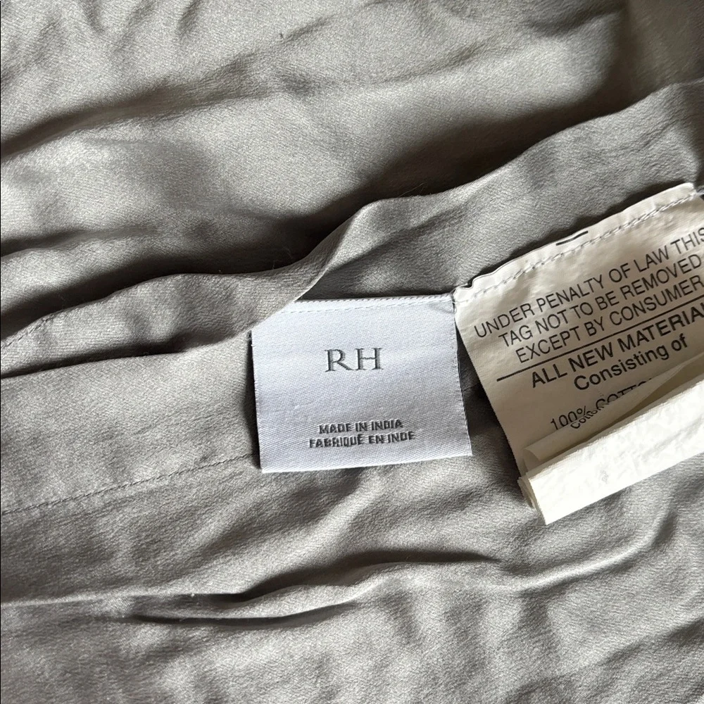 Restoration Hardware Quilted King Size Pillow Cases (Set of 2)